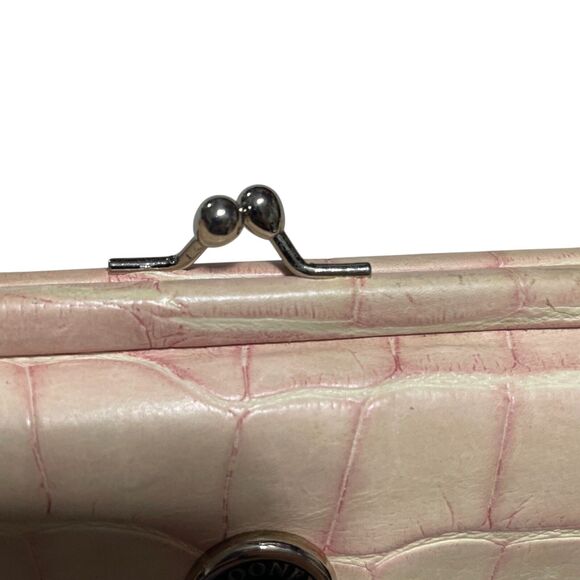 Dooney & Bourke Vintage Crocodile Leather Wallet w/ Checkbook feature (see desc) - Picture 3 of 7